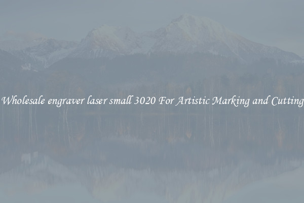 Wholesale engraver laser small 3020 For Artistic Marking and Cutting