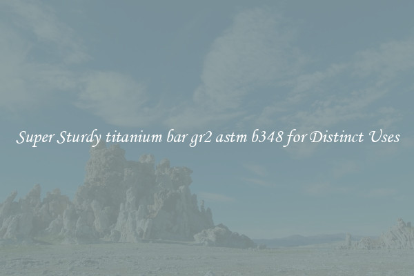 Super Sturdy titanium bar gr2 astm b348 for Distinct Uses
