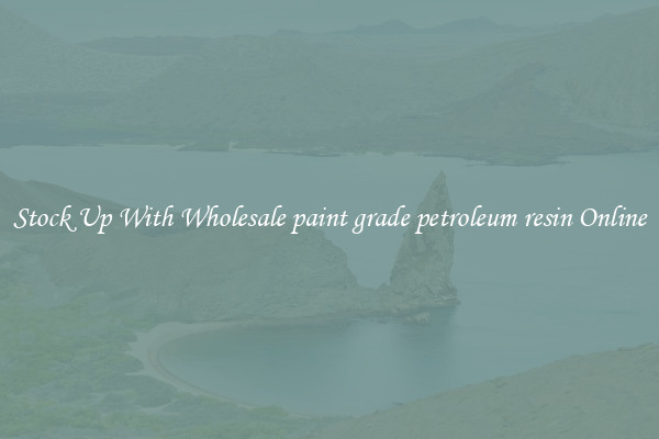 Stock Up With Wholesale paint grade petroleum resin Online