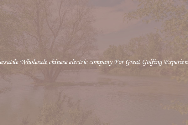 Versatile Wholesale chinese electric company For Great Golfing Experience 