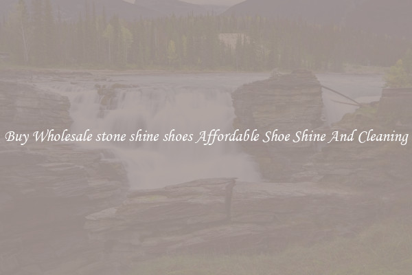 Buy Wholesale stone shine shoes Affordable Shoe Shine And Cleaning