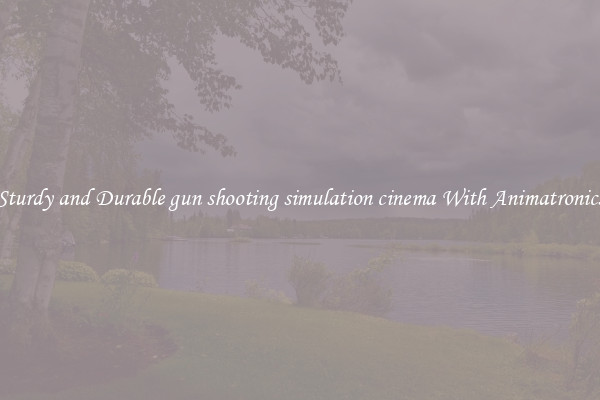 Sturdy and Durable gun shooting simulation cinema With Animatronics