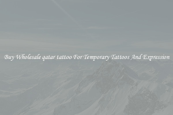 Buy Wholesale qatar tattoo For Temporary Tattoos And Expression