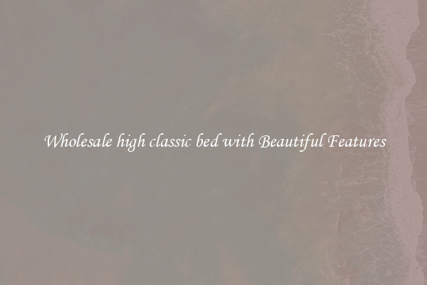 Wholesale high classic bed with Beautiful Features