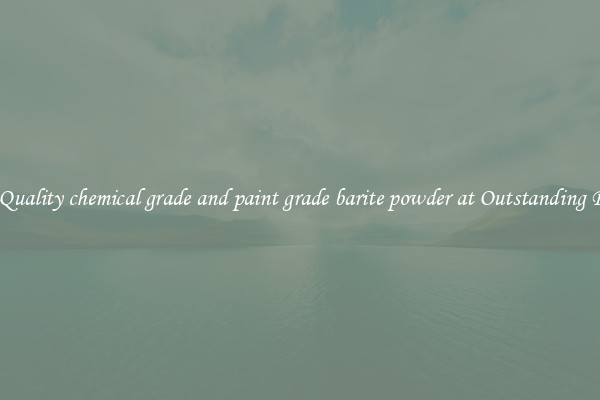 Top-Quality chemical grade and paint grade barite powder at Outstanding Prices
